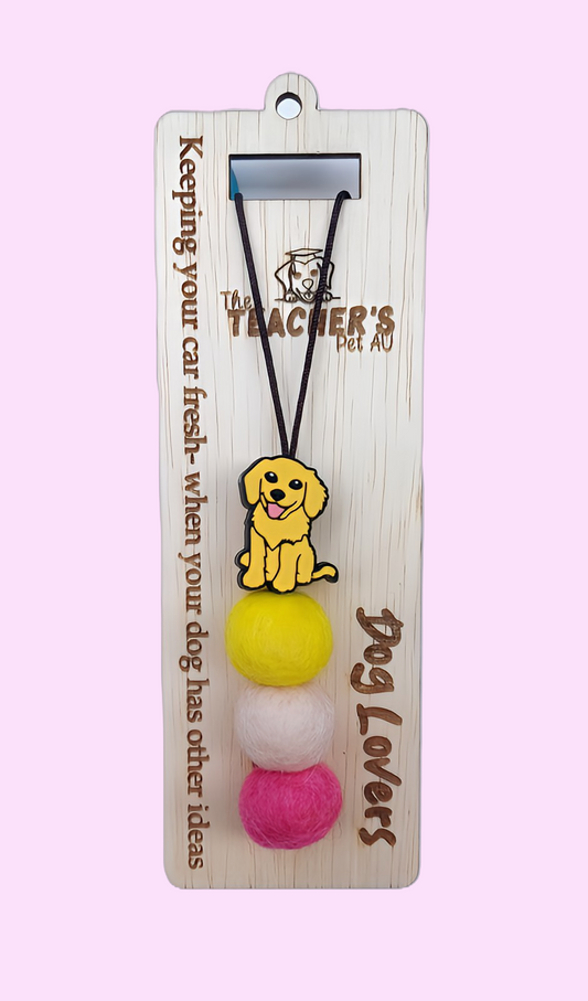 Reusable Car Air Fresheners- Dog Themed