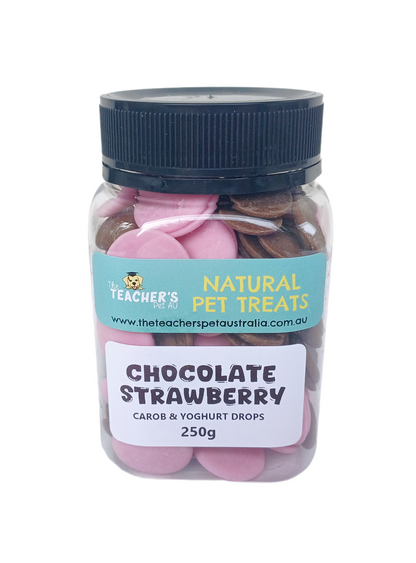CHOC STRAWBERRY YOGHURT DROPS