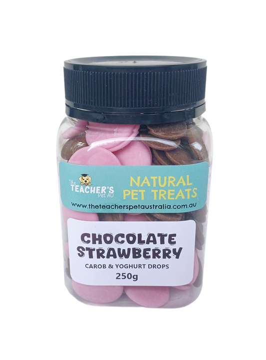 CHOC STRAWBERRY YOGHURT DROPS