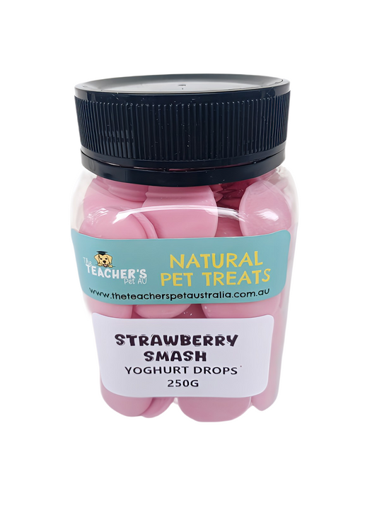 STRAWBERRY SMASH YOGHURT DROPS