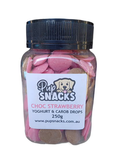 CHOC STRAWBERRY YOGHURT DROPS