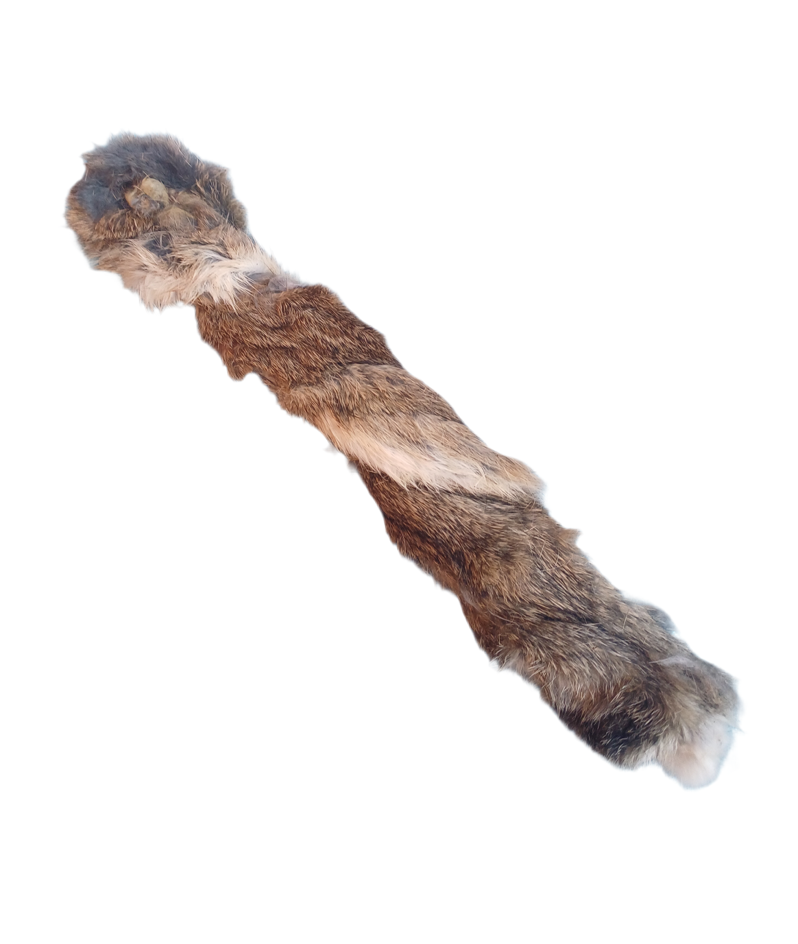 Rabbit Skin Twists with Fur