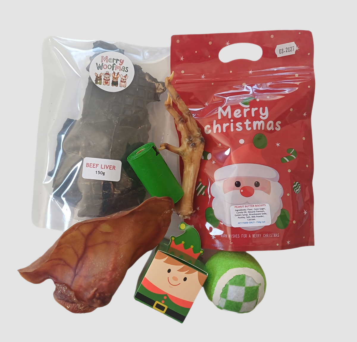 CHRISTMAS DOGGY GIFT BAG