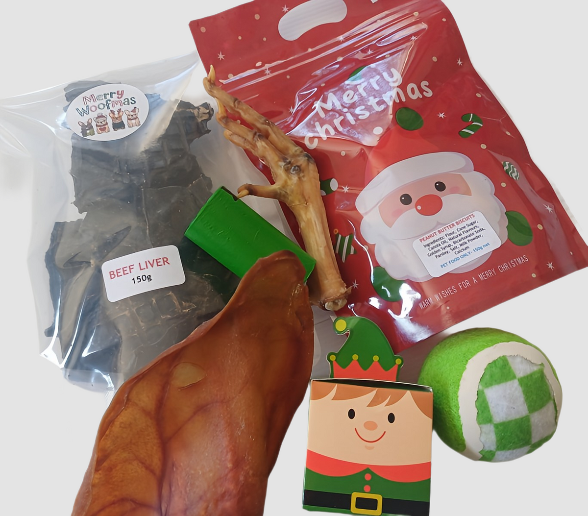 CHRISTMAS DOGGY GIFT BAG
